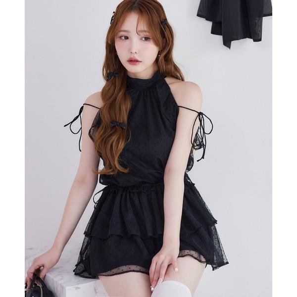 ワンピース 「リバイバル」アメスリバックリボンミニワンピース