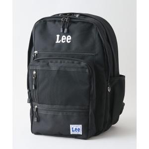 デイバック リュック 「Lee/リー」14ポケット 多機能バックパック 撥水 リュック 大容量 約35.5L レディース