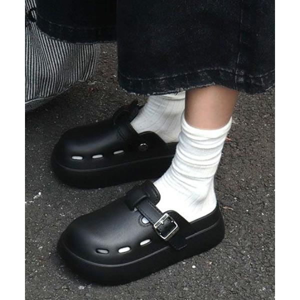 サンダル Belt design slippon sandals レディース