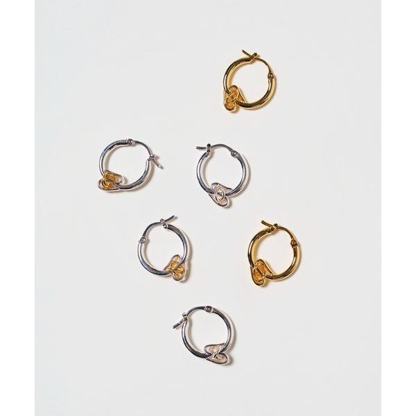 ピアス LAPUIS(ラピュイ)Connect coil pierced earrings レディー...