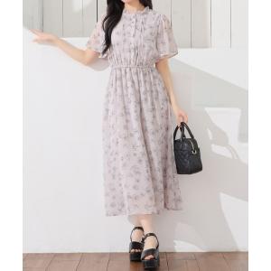 ワンピース 夏 半袖 フレア袖ワンピースの商品画像