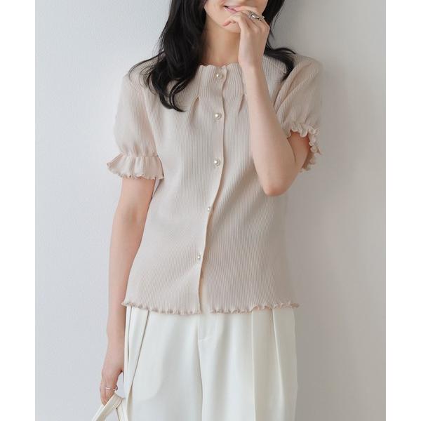 ニット セーター 前後2WAYリブニットトップス レディース