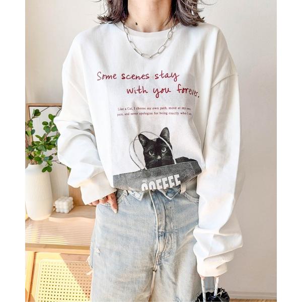 tシャツ 「mayoさんコラボ」ロゴ×フォトプリントTシャツ レディース