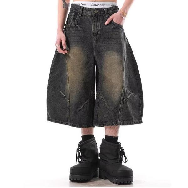 ジーンズ ”ダボりすぎでいい感じ”バレルデニムバギージョーツ メンズ レディース