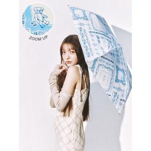 傘 「LILY BROWN×PROTECT U」Lily Bearモチーフ晴雨兼用折り畳み日傘 レディース