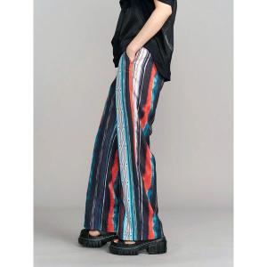 パンツ TIE-DYE STRIPE PT / タイダイストライプパンツ レディース
