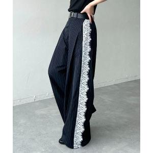 パンツ サイドレースパンツ / スラックス レディース