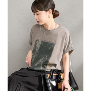 tシャツ 「MICA＆DEAL/マイカアンドディール」 別注 フレンチスリーブ フォトプリントTシャツ レディース
