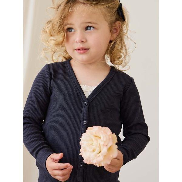 カーディガン カーディガン／オーガニックコットンモダール キッズ 子供服 男の子 女の子