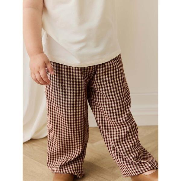 パンツ ロングパンツ Cinnamon Gingham キッズ 子供服 男の子 女の子