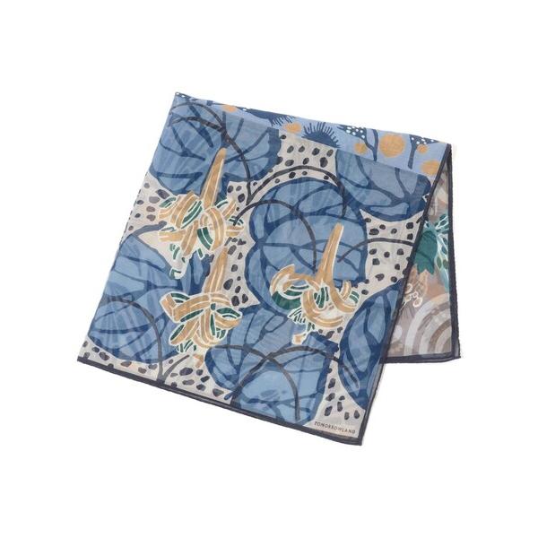 スカーフ バンダナ TOMORROWLAND コットンシルク プリントスカーフ メンズ