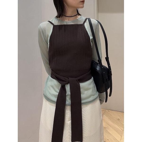 キャミソール アメスリニットビスチェ