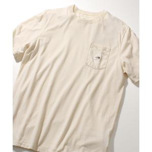 「THE NORTH FACE」 半袖Tシャツ S アイボリー メンズ
