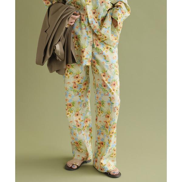 スラックス パンツ VIAN / ヴィアン 別注 Flower Easy Wide Pants レデ...