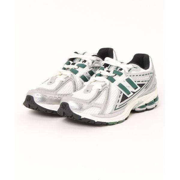 「New Balance」 ローカットスニーカー 23cm グリーン レディース