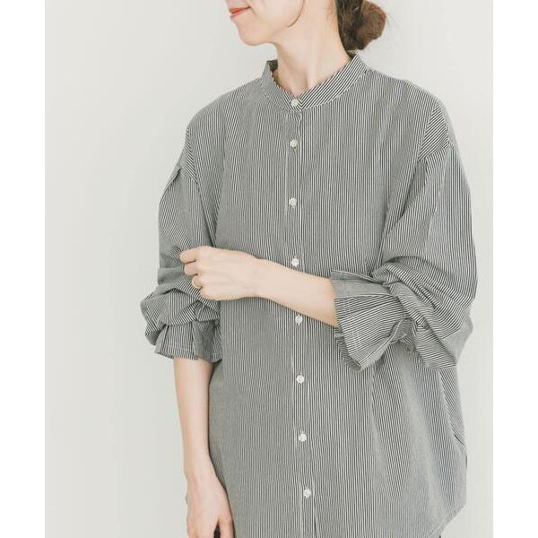 「ITEMS URBANRESEARCH」 長袖ブラウス FREE ブラック レディース