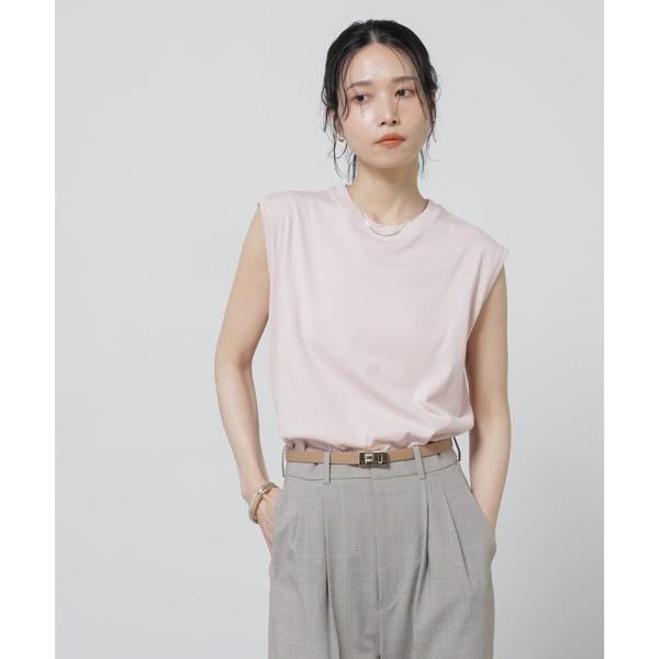 tシャツ Anti Soaked(R) 汗染み防止カラフルノースリTシャツ レディース