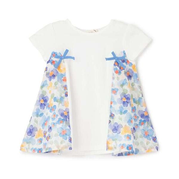 チュニック 花柄キリカエチュニック キッズ 子供服 男の子 女の子