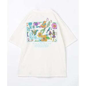 tシャツ 限定展開 go slow caravan/ゴースローキャラバン スクエアLOGO TEE メンズ