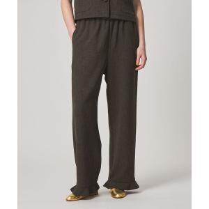 スラックス パンツ 「Steven Alan」ツイードライク フリル パンツ レディース