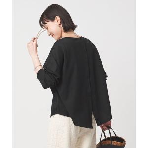 tシャツ バック スリット プルオーバー レディース
