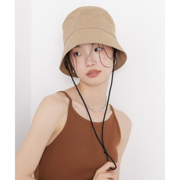 帽子 ハット Healthknit/別注ドローコード付ワンポイント刺繍HAT レディース