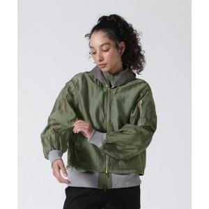 ブルゾン アウター Risley/リズレー/シアーレイヤードブルゾン レディース