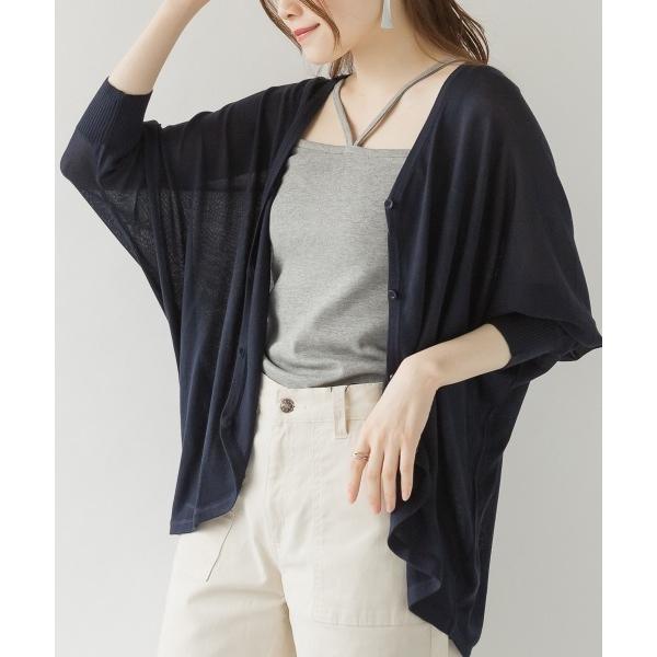 カーディガン M-5L ロング丈ボレロカーディガン 夏服 レディース