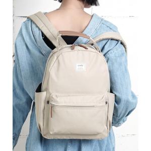 デイバック リュック 02”「anello GRANDE」motte/モッテ 8ポケット/15L もちっとハンドル ラウンド リュック レディース