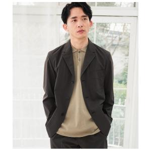 ジャケット テーラードジャケット 「洗える・ドライタッチ・セットアップ可・一枚仕立て」ワークジャケット メンズ