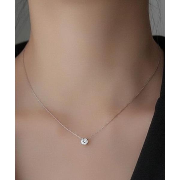 ネックレス YU-KA:ビジューポイントネックレス Bijou point necklace レディ...