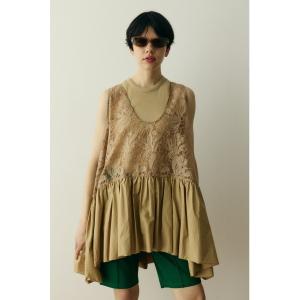 Lace flare tunic　　レースフレアチュニック レディース