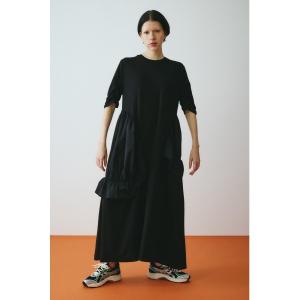 ワンピース Round gather dress　　ラウンドギャザードレス