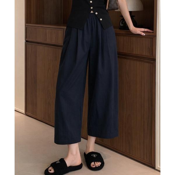 パンツ 九分丈カジュアルパンツ レディース
