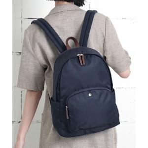 デイバック リュック 02”「Legato Largo」肩楽 10ポケット/14L ナイロン リュック レディース