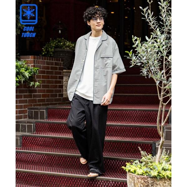 ワイドパンツ パンツ 「接触冷感」ライトドライイージーパンツ メンズ レディース
