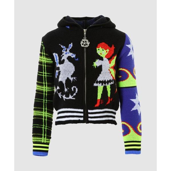 カーディガン Zip Up Hooded Cardigan レディース