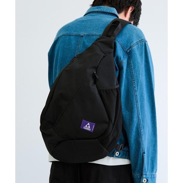 ウエストポーチ 「GERRY」スリングバッグ A4収納/500mlペットボトルポケット/10インチタ...