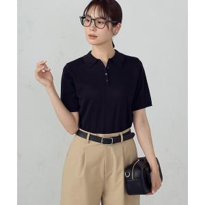 ニット セーター ニットポロ レディース