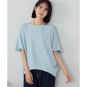 リネンシャツ ブラウス シャツ 夏 半袖 「UVカット・接触冷感・吸水速乾」クールコンフォート Tブラウス レディース