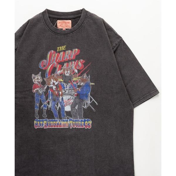 tシャツ スノーウォッシュバンドアニマルプリントTシャツ メンズ レディース