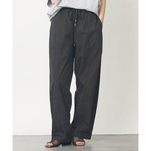 ワイドパンツ パンツ 「旬シルエット」カーブイージーパンツ レディース