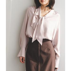 ロイヤルサテンボウタイブラウス