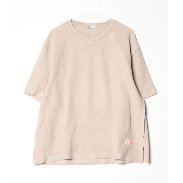 「Java」 半袖カットソー X-LARGE ベージュ レディース