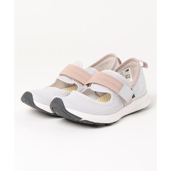 「New Balance」 ローカットスニーカー 23.5cm グレー レディース