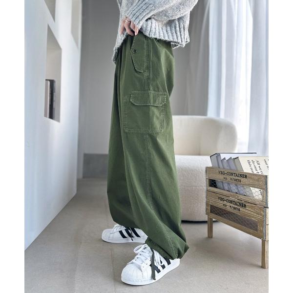 「Java」 カーゴパンツ X-LARGE カーキ レディース
