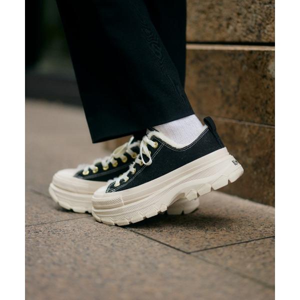 「CONVERSE」 ローカットスニーカー 4h ブラック レディース