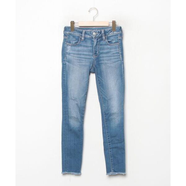 「American Eagle」 スキニーデニムパンツ 36 ブルー レディース