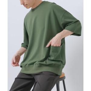 tシャツ サイドストレージ半袖ポンチTops メンズ
