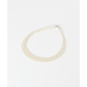 ネックレス decor「デコール」　3STANDPEARLNECKLACE レディース
